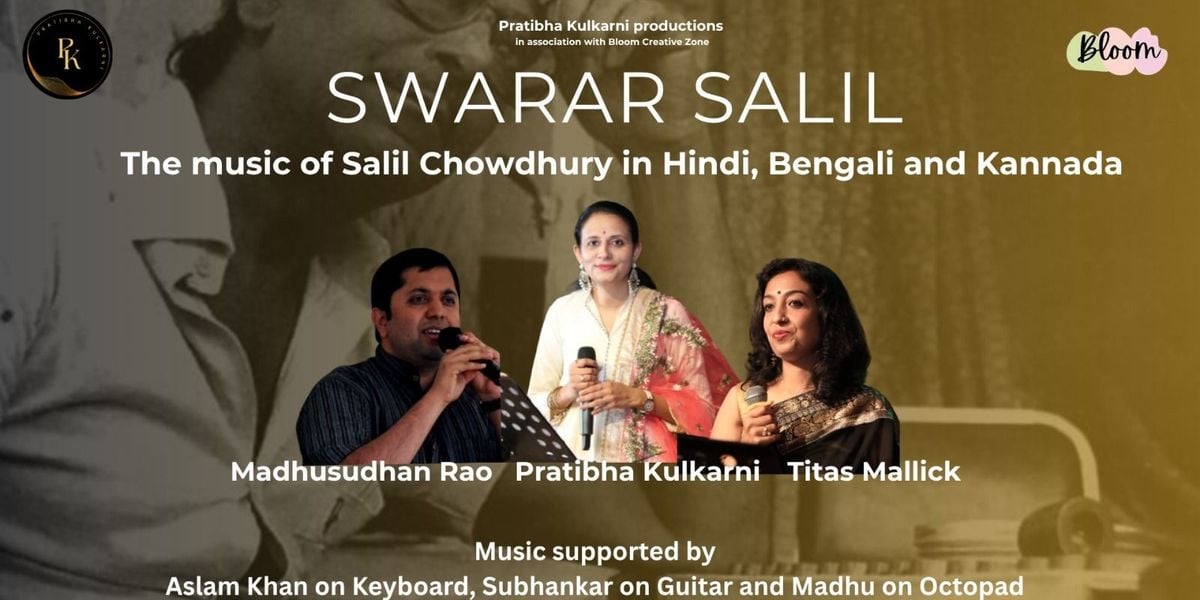 Swarar Salil: The Music Of Salil Chowdhury, 12 October | Event in Bangalore | AllEvents