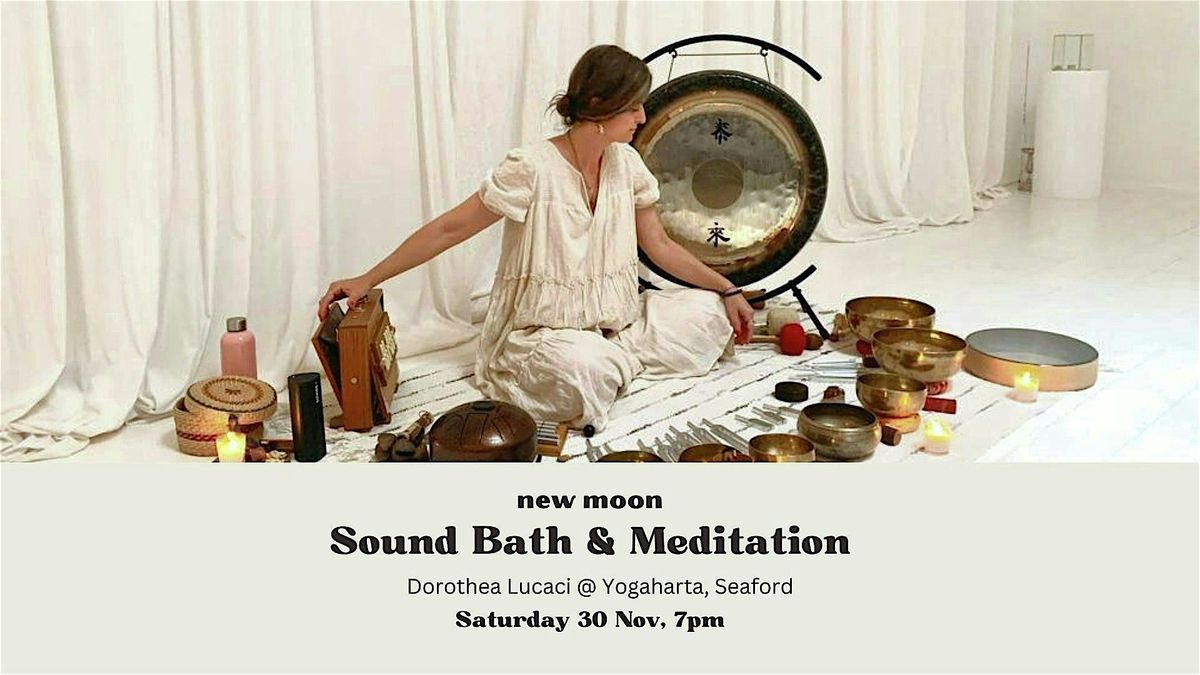 NEW MOON: Sound Bath & Guided Meditation (Seaford, Vic), Yogaharta Yoga & Wellness Studio ...