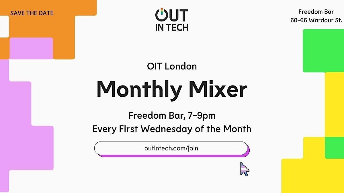 Out in Tech London | Monthly Mixer | Event in London | AllEvents