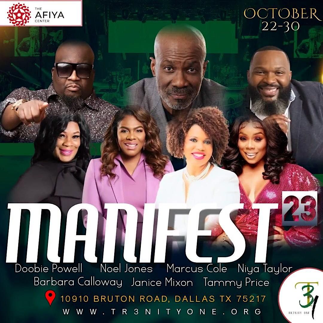 MANIFEST Conference Dallas 2023, 10910 Bruton Rd, Dallas, October 27 to