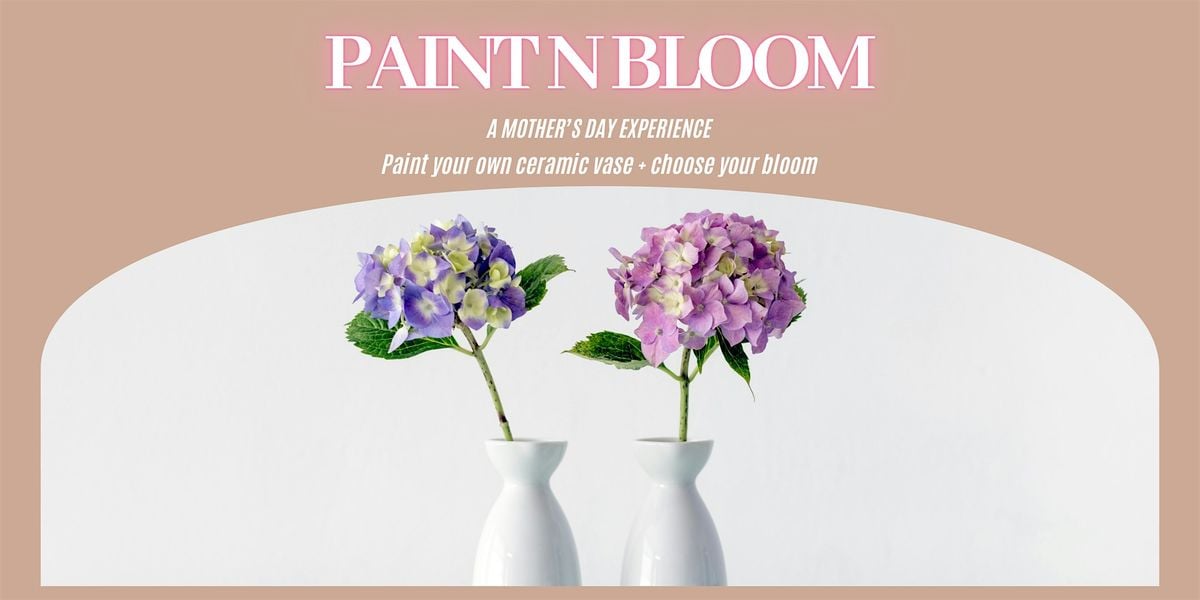 Paint N Bloom: Paint On A Vase