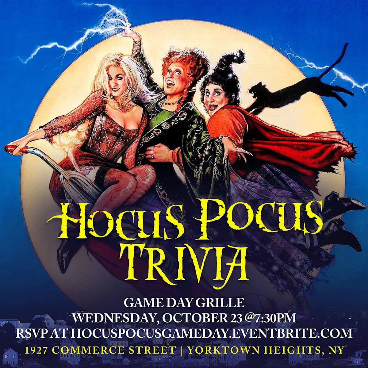 Hocus Pocus Trivia, Game Day Grille, Yorktown Heights, 23 October 2024