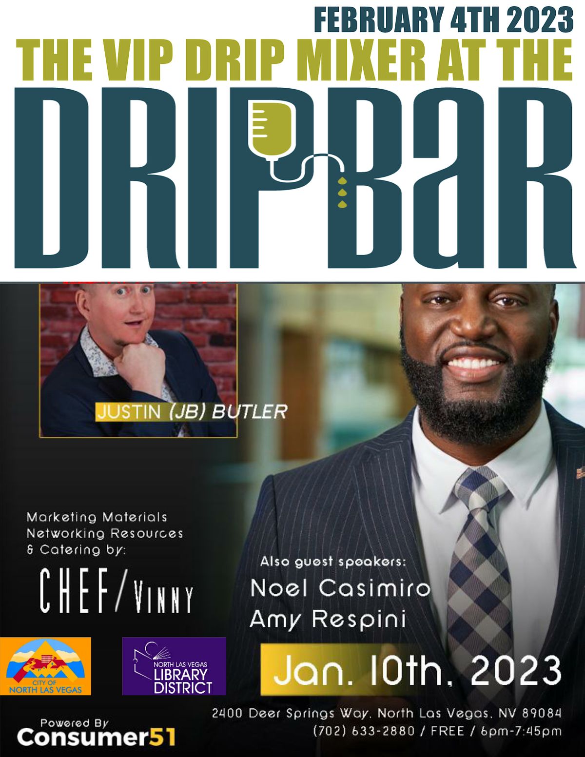 VIP DRIPBAR MIXER LAS VEGAS, The Drip Bar LV, Las Vegas, 4 February ...
