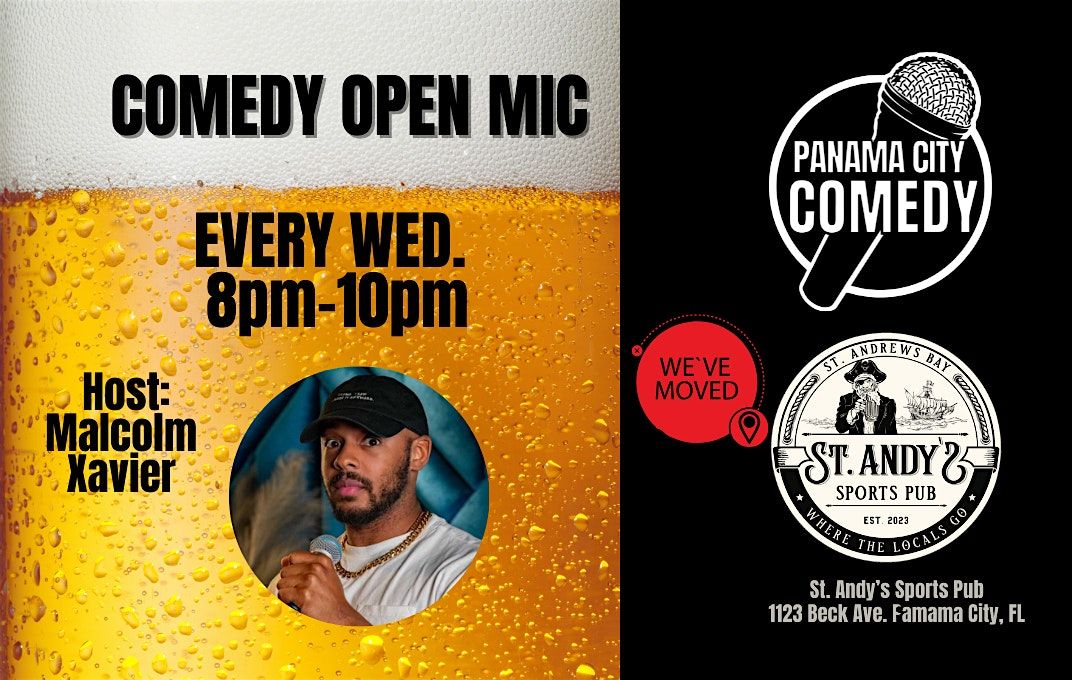 Salty Comedy Open Mic! (Every WED. 8pm-10pm) | Event in Panama City | AllEvents