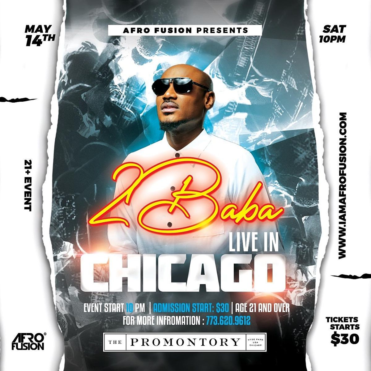 2baba A K A 2face Live In Chicago The Promontory Chicago May 14 To May 15 Allevents In 2baba A K A 2face Live In Chicago The Promontory Chicago May 14 To May 15 Allevents In