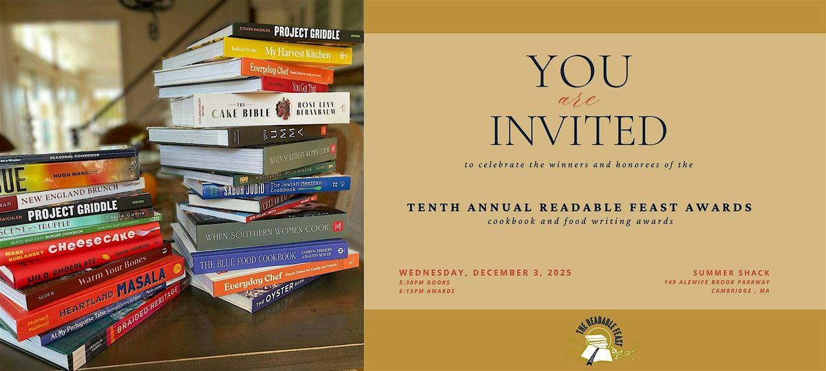 Tenth Annual Readable Feast, 3 December | Event in Cambridge | AllEvents