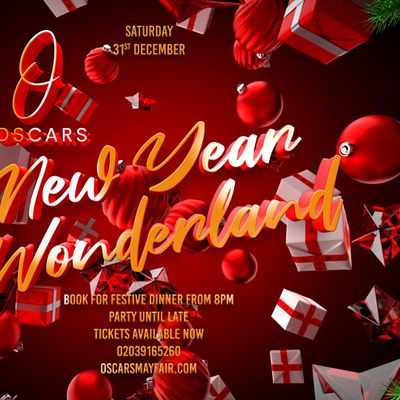 Nye midnight newyearseveblog Oscars Mayfair New Years Eve Tickets 2022 - 2023, Oscars Mayfair, London, December 31 to January