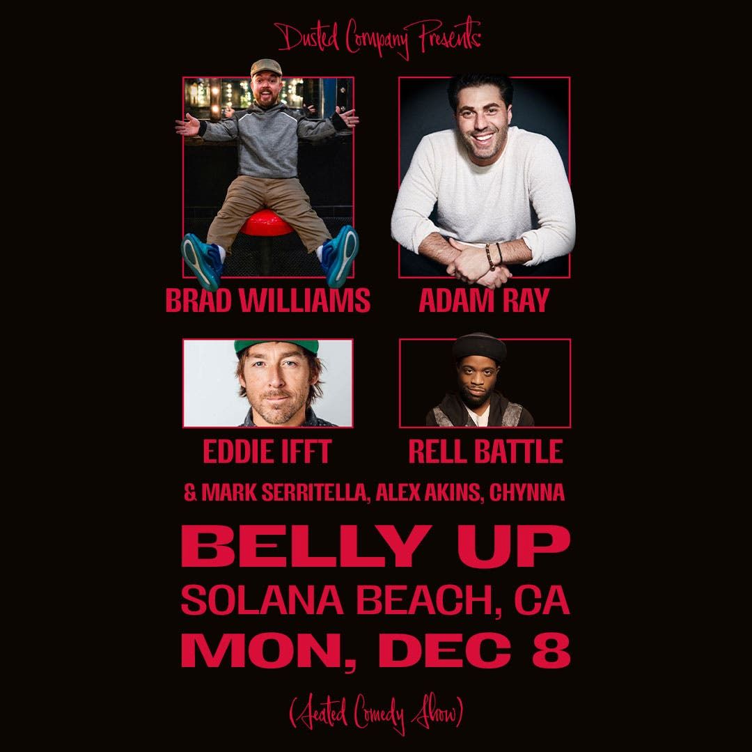 Brad Williams  Adam Ray & Eddie Ifft, 7 December | Event in Solana Beach | AllEvents