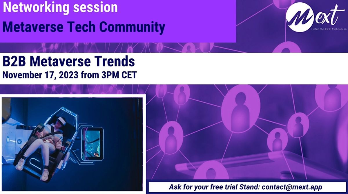 B2B Metaverse Trends, 17 November | Online Event | AllEvents.in