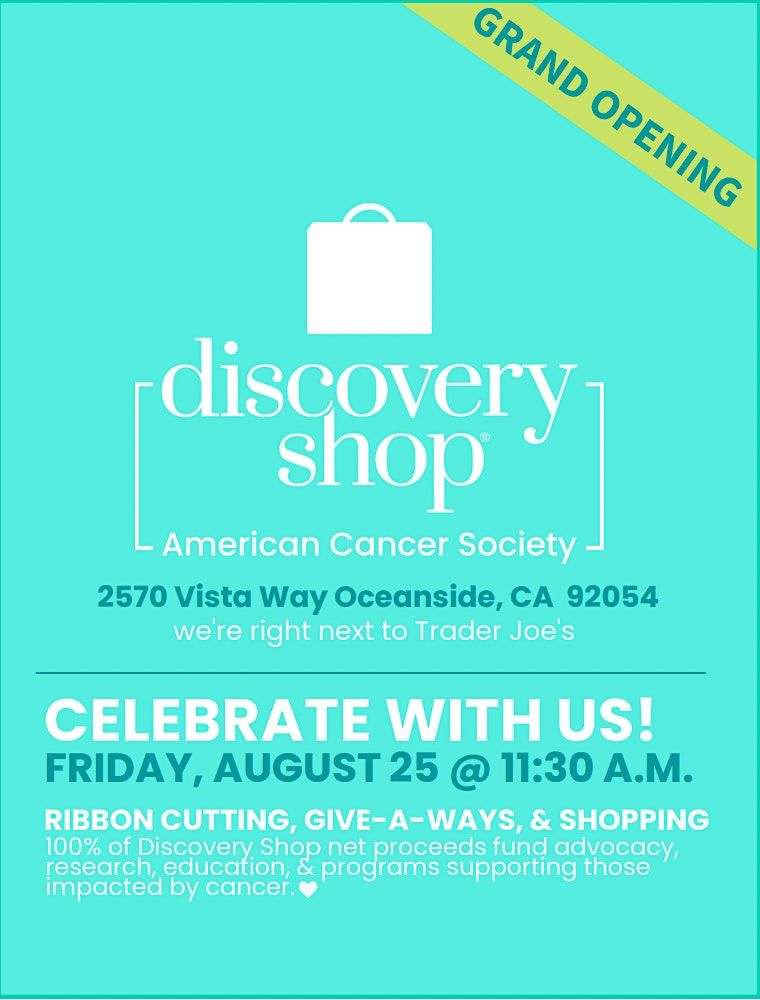 American Cancer Society Discovery Shop Grand Opening Celebration, 2570