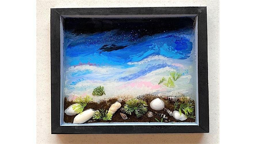 Epoxy Resin Seascape on Wooden Board Art Class | Event in Windsor | AllEvents