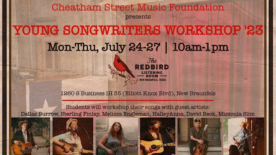 Young Songwriters 23, The Redbird Listening Room, New