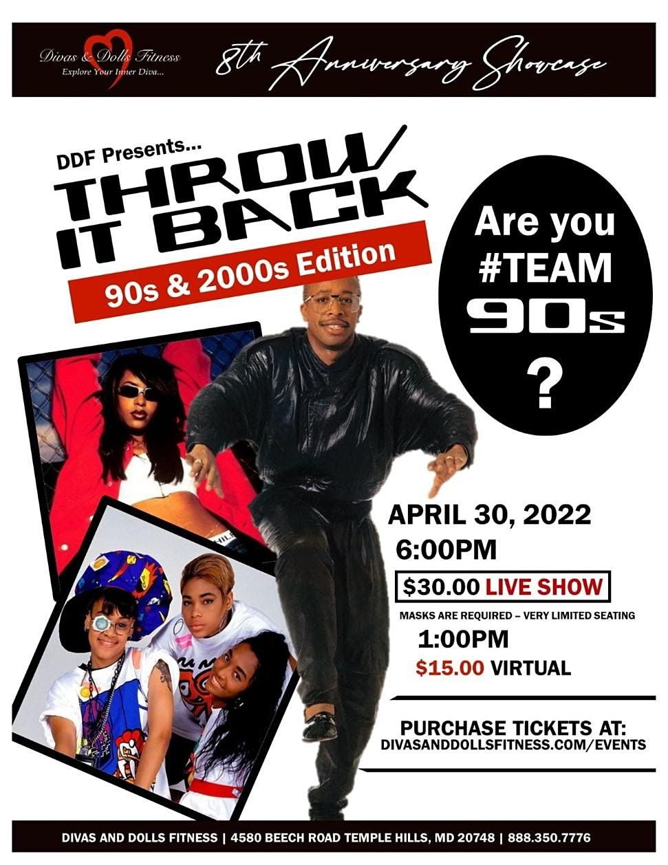 Throw It Back 90s & 2000s DDF Anniversary Showcase (InPerson), Divas