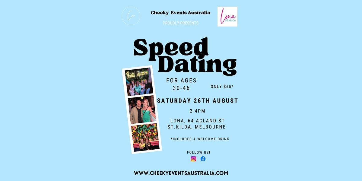 Cheeky Events Australia proudly presents day time speed dating in St