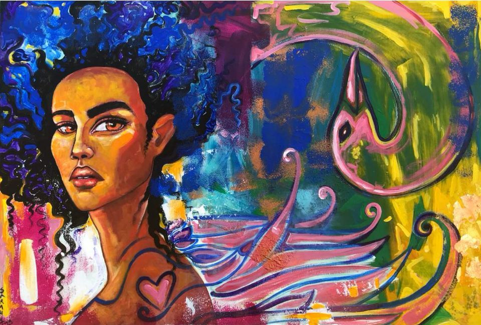 Color Therapy by Sarah Louise Wilson ART RECEPTION, The MAIN, Castaic