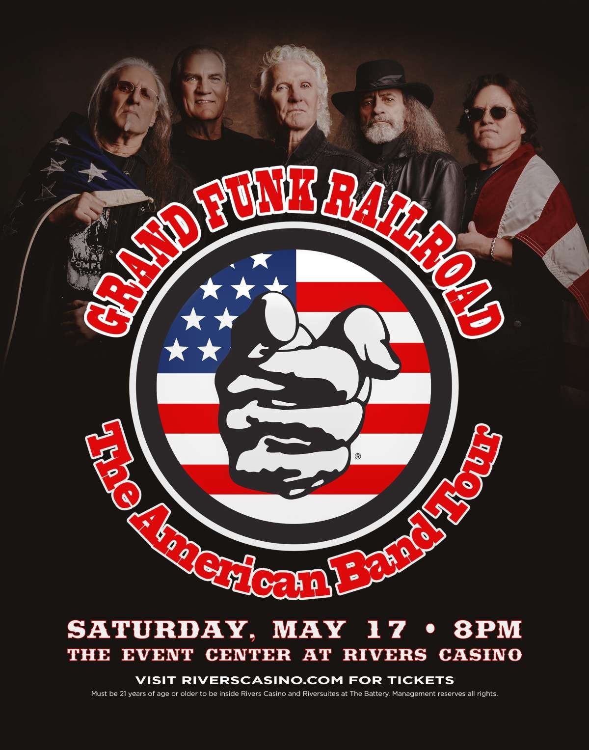 Grand Funk Railroad at Peppermill Concert Hall, 6 June | Event in West Wendover | AllEvents