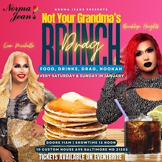 NORMA JEANS DRAG BRUNCH, Norma Jean's Club, Baltimore, 15 January 2023