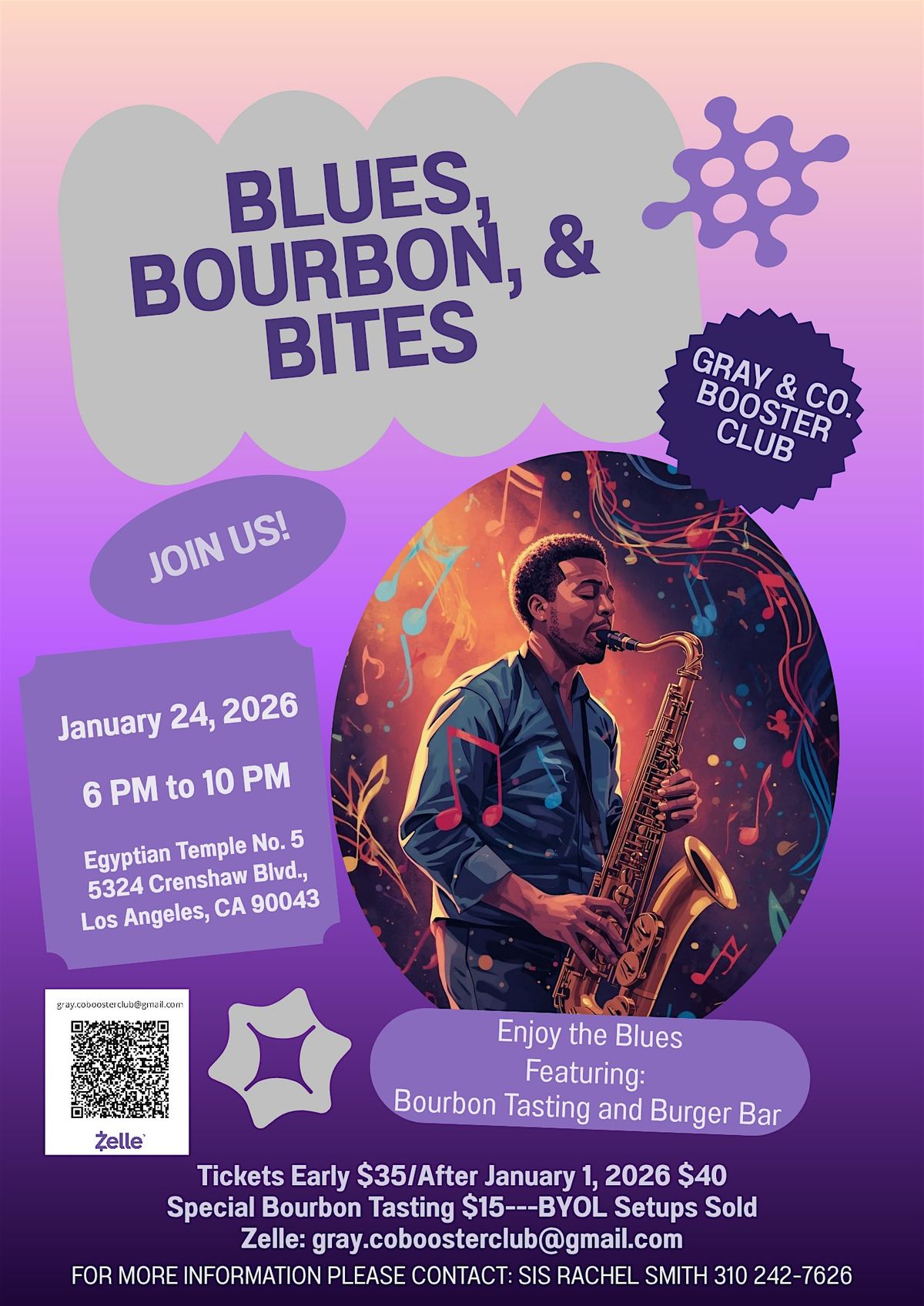 Blues, Bourbon & Bites, 24 January | Event in Los Angeles | AllEvents