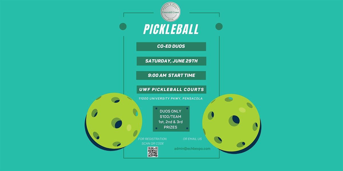 Emerald Coast Health & Beauty 2024 Pickleball Tournament, UWF