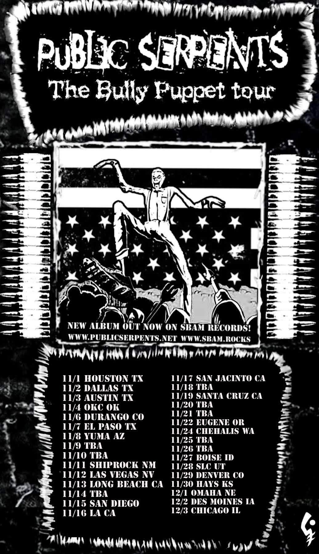 Public serpents invades maverick bar, Maverick Inn, Yuma, November 8 to