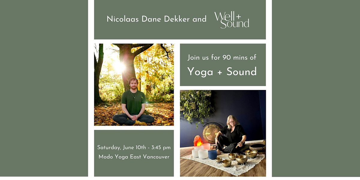 Yin Yoga + Sound Bath Vancouver, Modo Yoga East Vancouver, June 10 2023