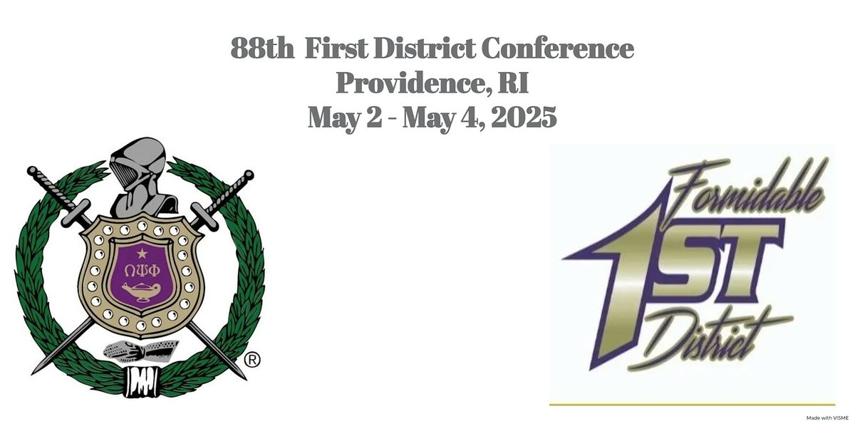 88th First District Conference of the Omega Psi Phi Fraternity, Inc. | Event in Providence | AllEvents