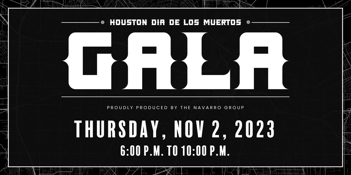 Houston Dia de Los Muertos Gala, Petroleum Club of Houston, 2 November