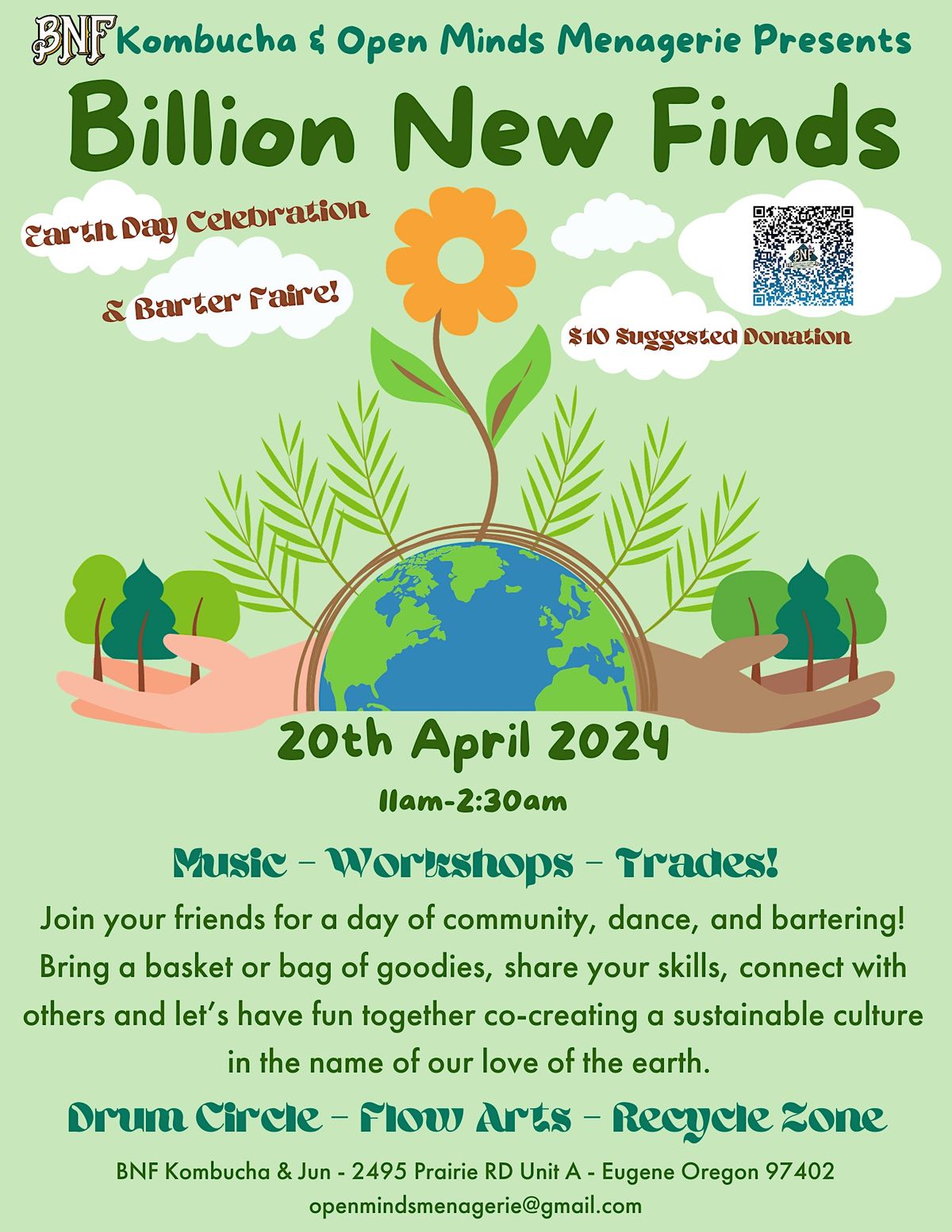 Billion New Finds Earth Day Celebration and Barter Faire!, BNF