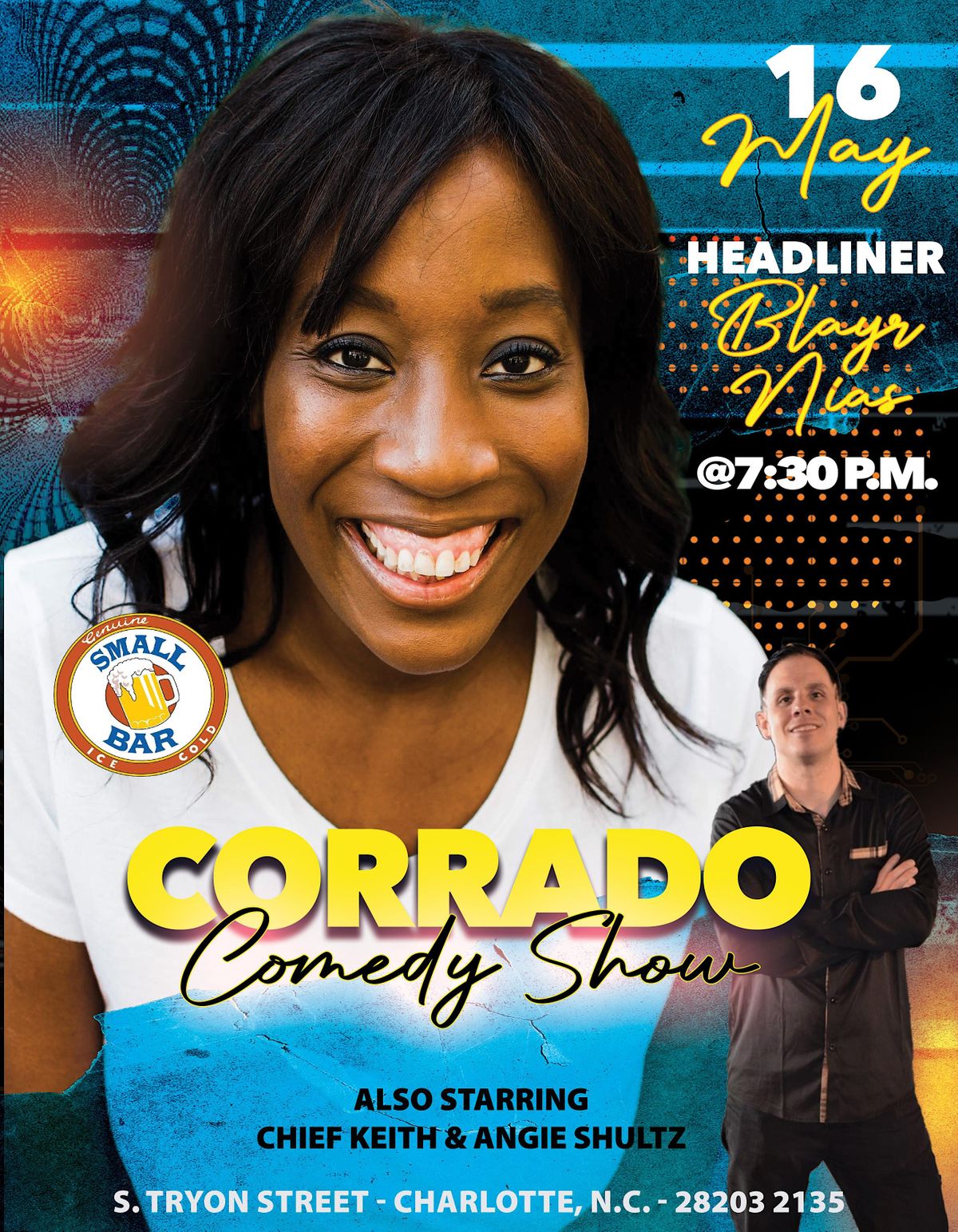 Corrado Comedy Show Small Bar South End 5/16/23, Small Bar South End