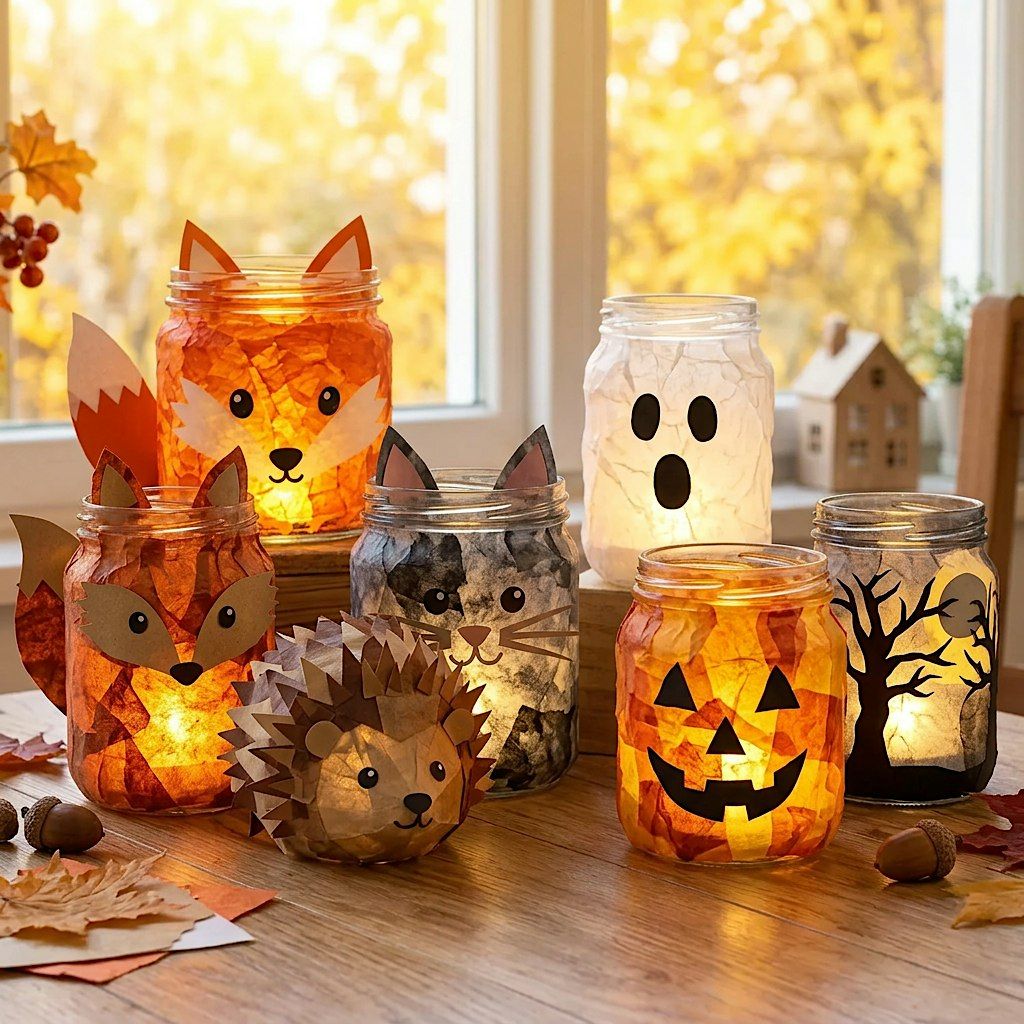 Spooky Autumn Lanterns - A Parent and Child Workshop