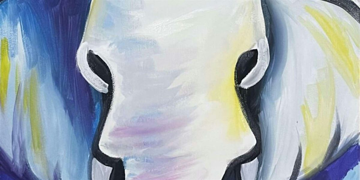 Majestic Colorful Elephant Paint and Sip by Classpop!™, Reforma