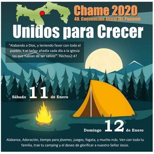 Convención Nacional de Iglesias Bautistas Libres 2020, Iglesia Bautista Libre de Bethania -IBLB, Panama City, 11 January to 12 January Convención Nacional de Iglesias Bautistas Libres 2020, Iglesia Bautista Libre de Bethania -IBLB, Panama City, 11 January to 12 January