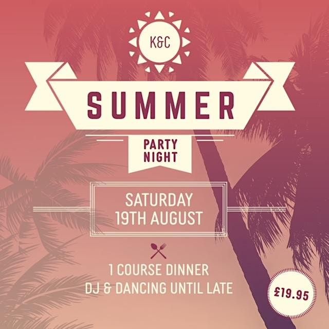 SUMMER PARTY, Kitchen and Coffee, Grantham, 19 August 2023 AllEvents.in