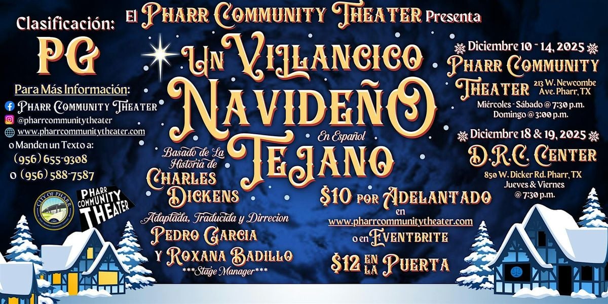 "Un Villancico Navideño Tejano" (A Tejano Christmas Carol) *En Español, 10 December | AllEvents