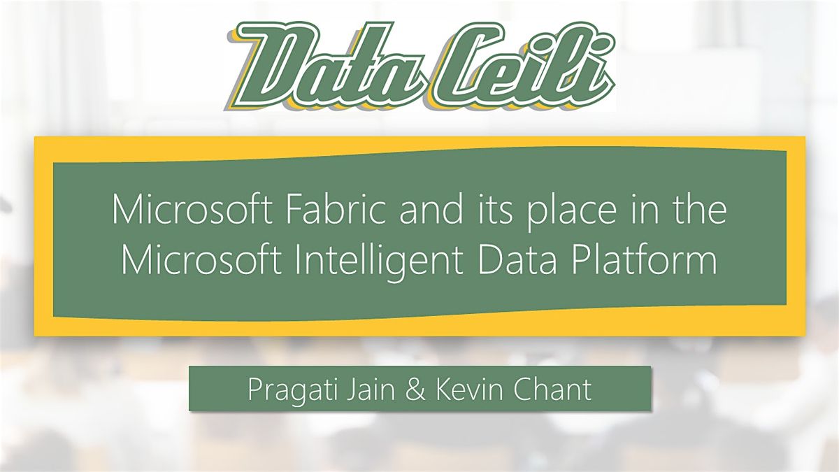 Microsoft Fabric and its place in the Microsoft Intelligent Data ...