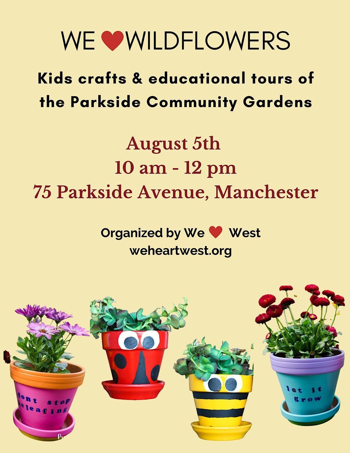 Crafts and Gardens, Parkside Middle School, Manchester, August 5 2023