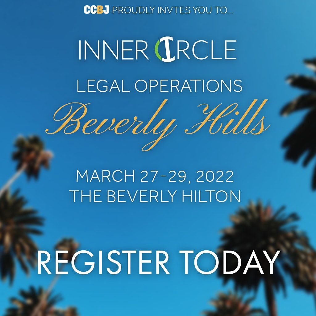 CCBJ’s Inner Circle Legal Operations Beverly Hills, The Beverly Hilton