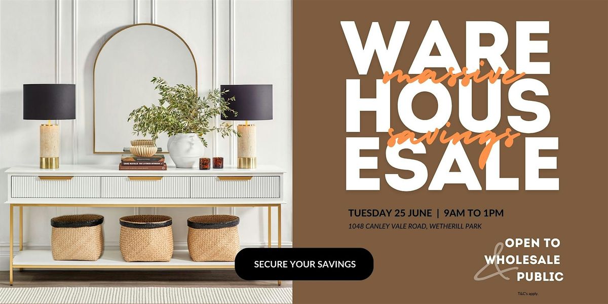 CAFE LIGHTING & LIVING Sydney Warehouse Sale, CAFE LIGHTING & LIVING ...