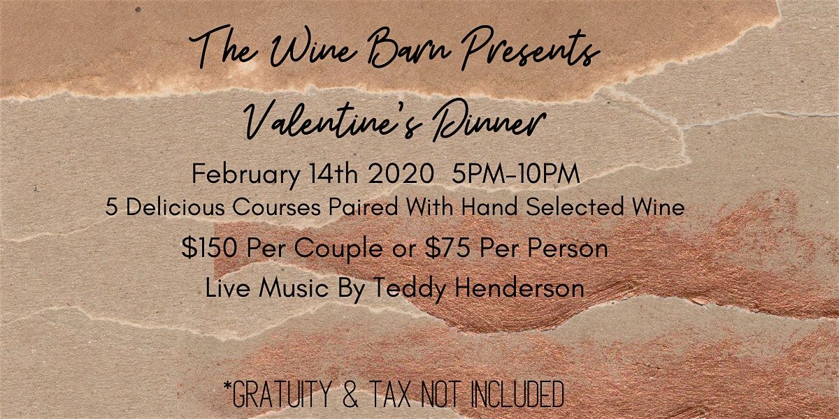 The Wine Barn Valentines Prix Fixe Winter Park