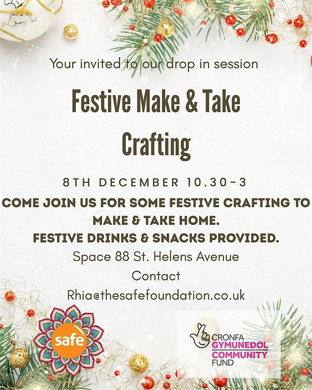 Make & Take Crafting Session, 8 December | Event in Swansea | AllEvents