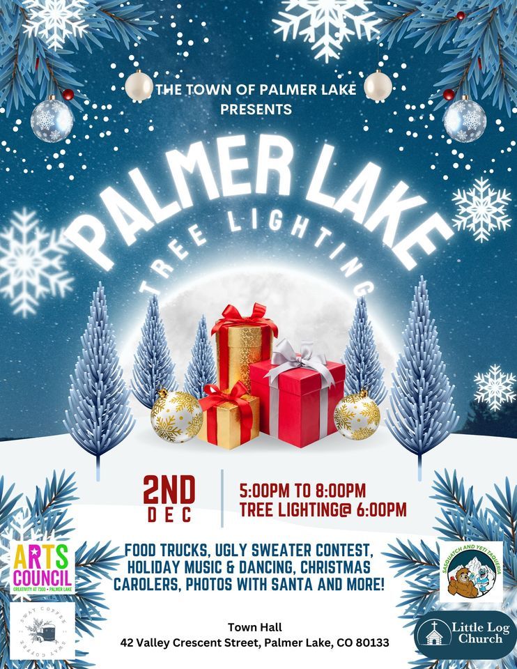 Palmer Lake Tree Lighting, Palmer Lake Town Hall, December 2 2023