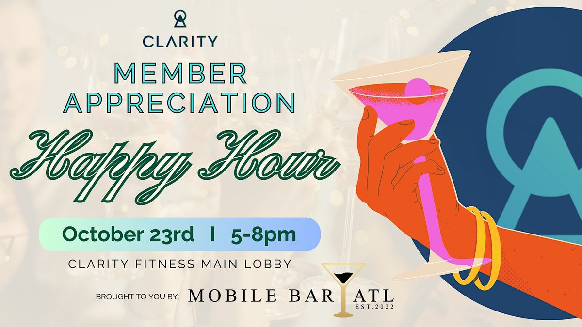 Member Appreciation Happy Hour, Clarity Fitness Decatur Gym, 23