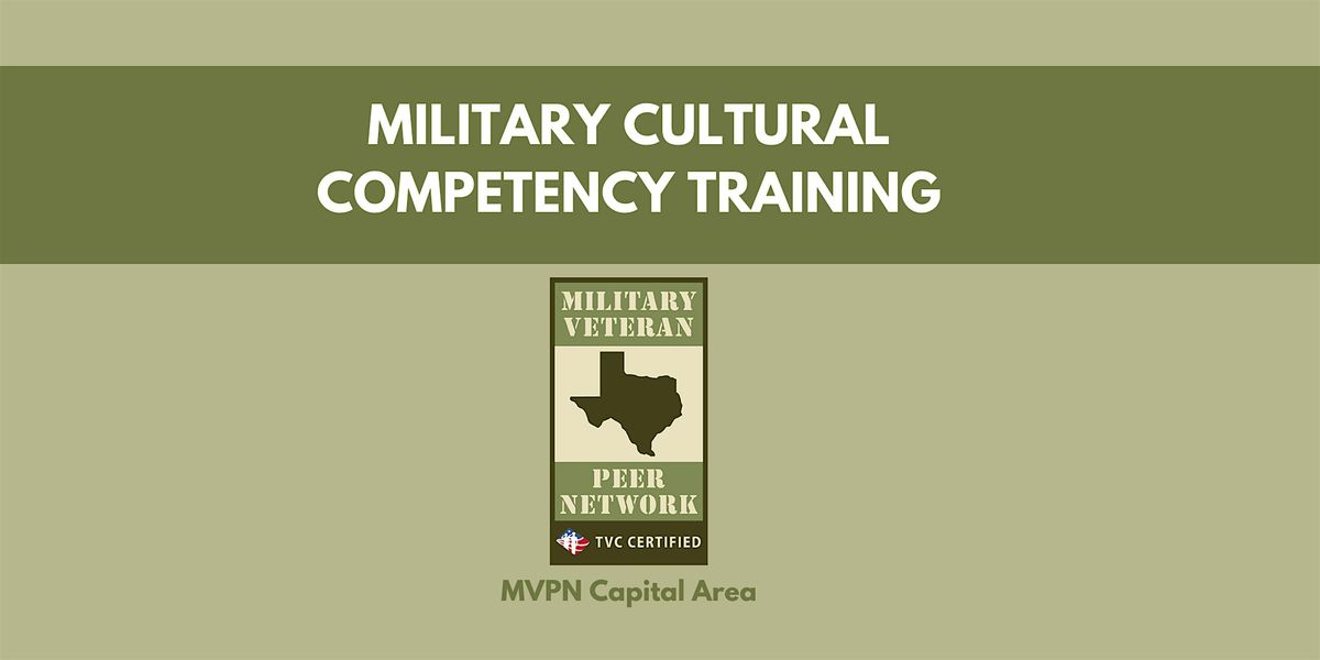 Military Cultural Competency Training | Event in Austin | AllEvents