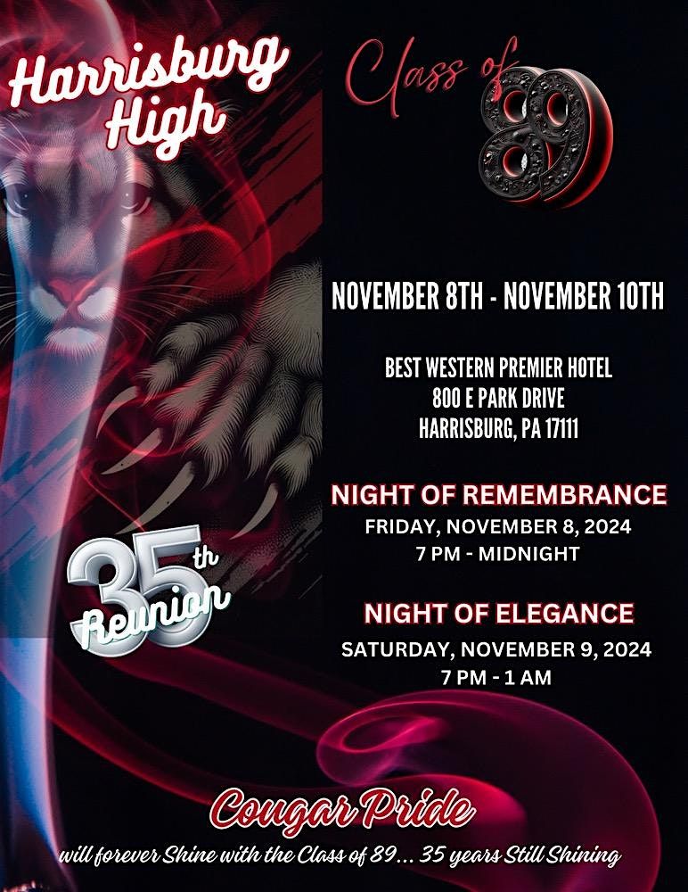 Harrisburg High c/o 89 35th Class Reunion, Best Western Premier The