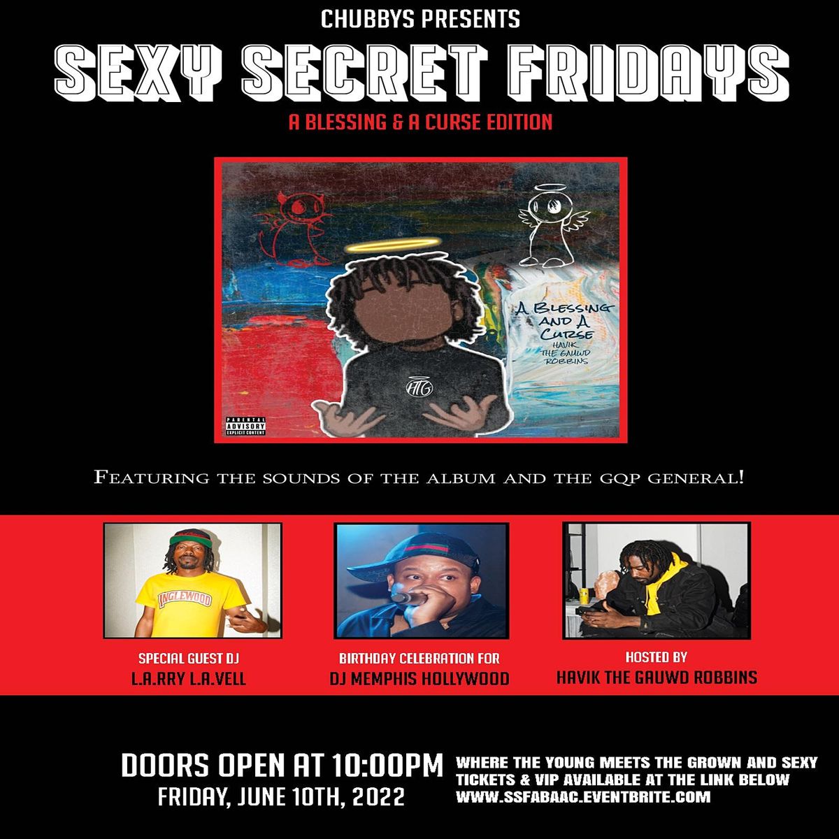 Chubbys Presents Sexy Secret Fridays A Blessing & A Curse Edition