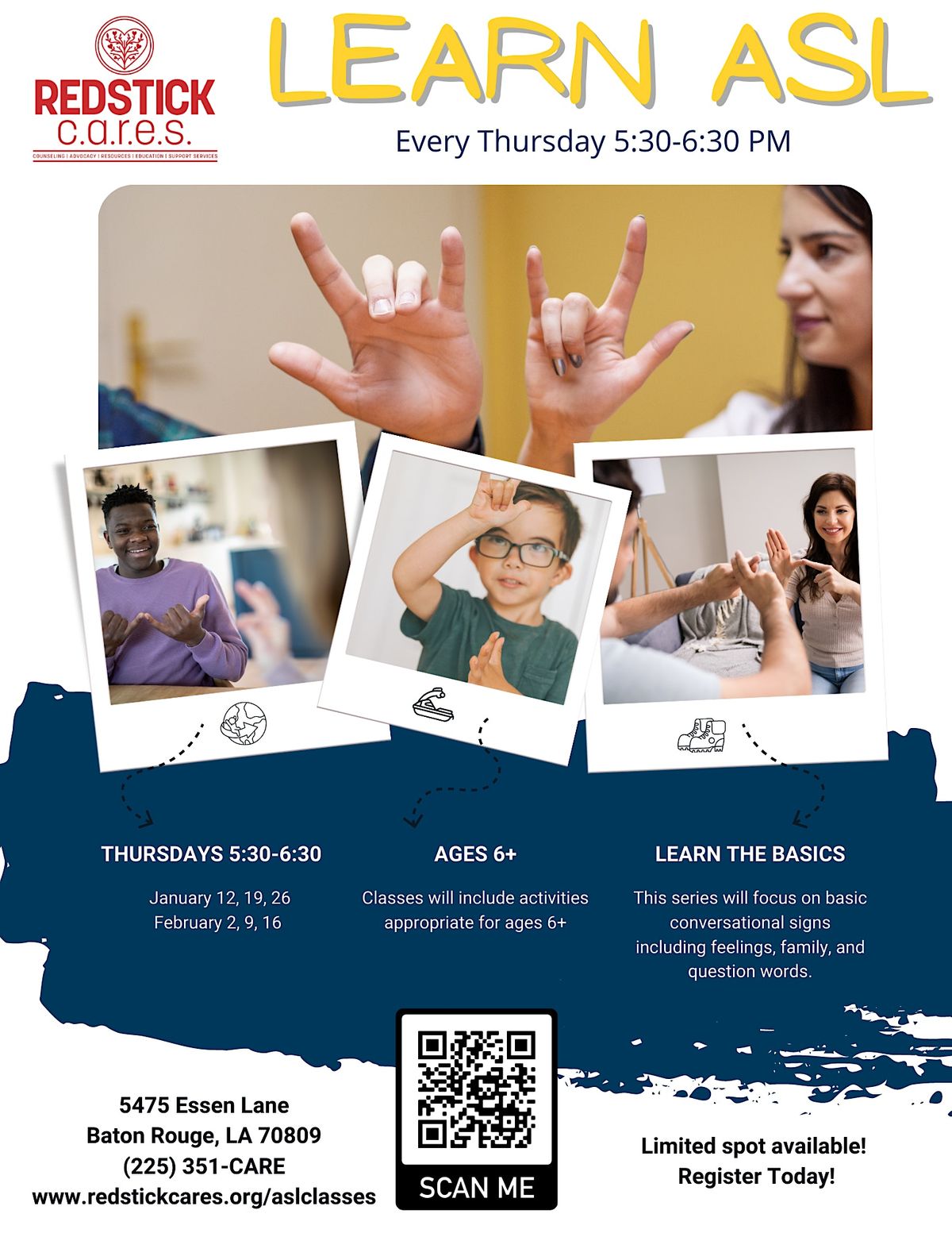 Learn ASL, 5475 Essen Ln, Baton Rouge, 19 January 2023 AllEvents.in