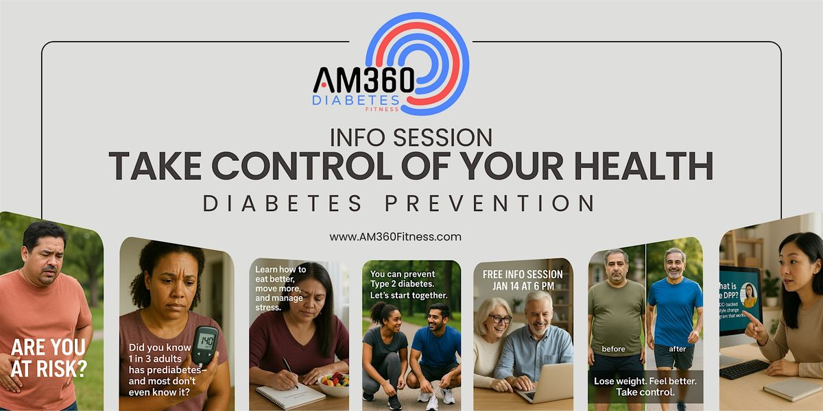 Diabetes Prevention Program (DPP) Info Session: Take Control of Your Health, 13 January | Event in Bartlett