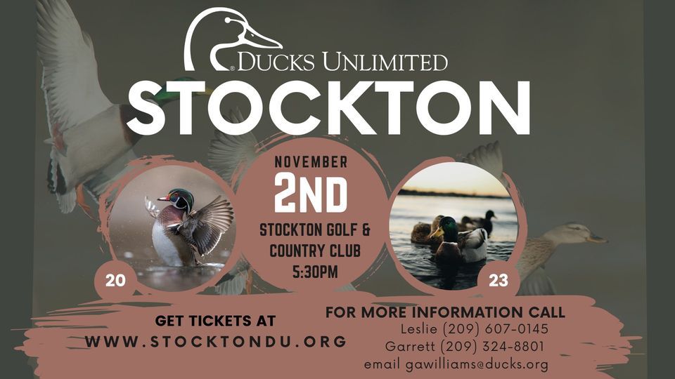 Stockton Ducks Unlimited Dinner & Auction, Stockton Golf & Country Club