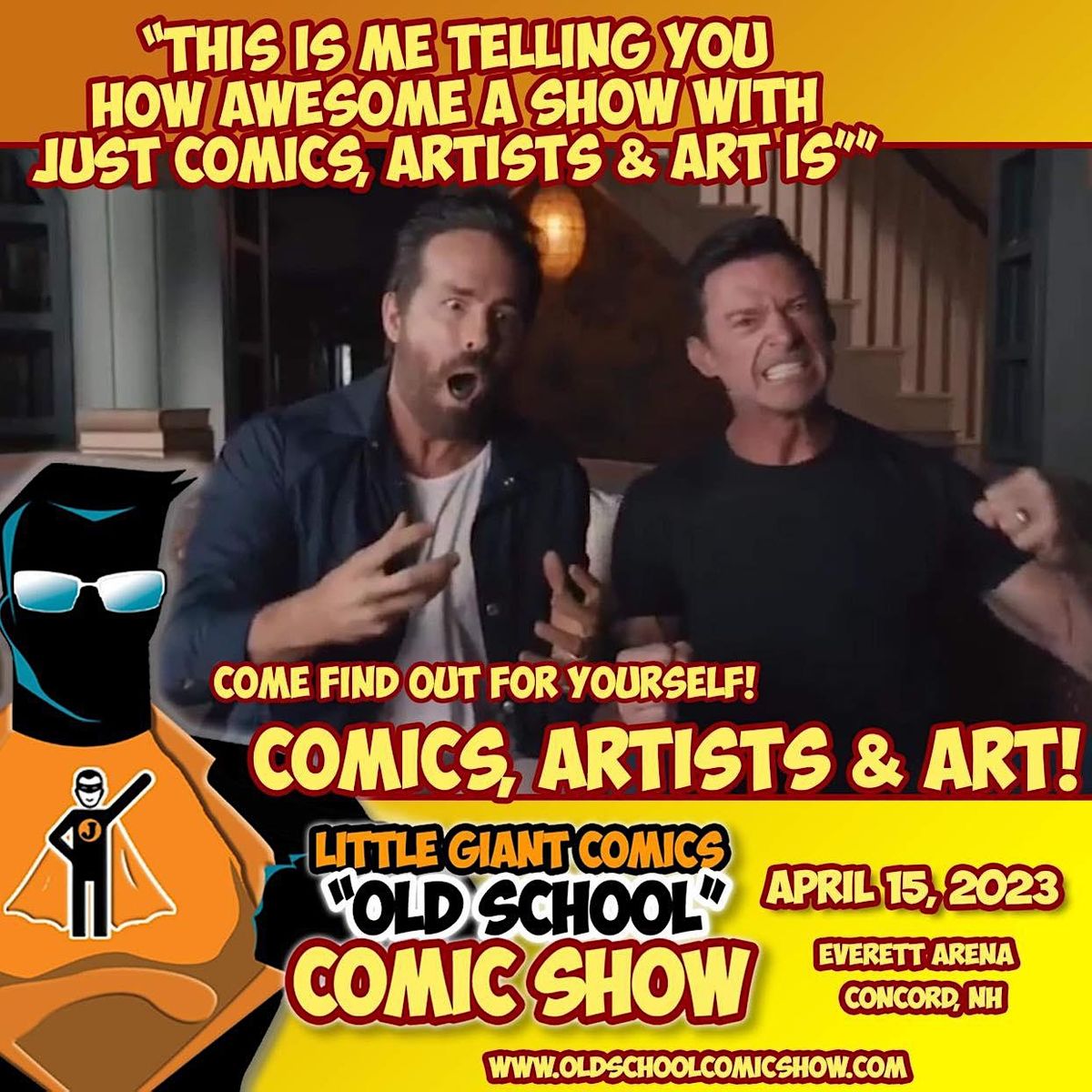 The Little Giant Comics OLD SCHOOL Comic Show, Douglas N. Everett Arena