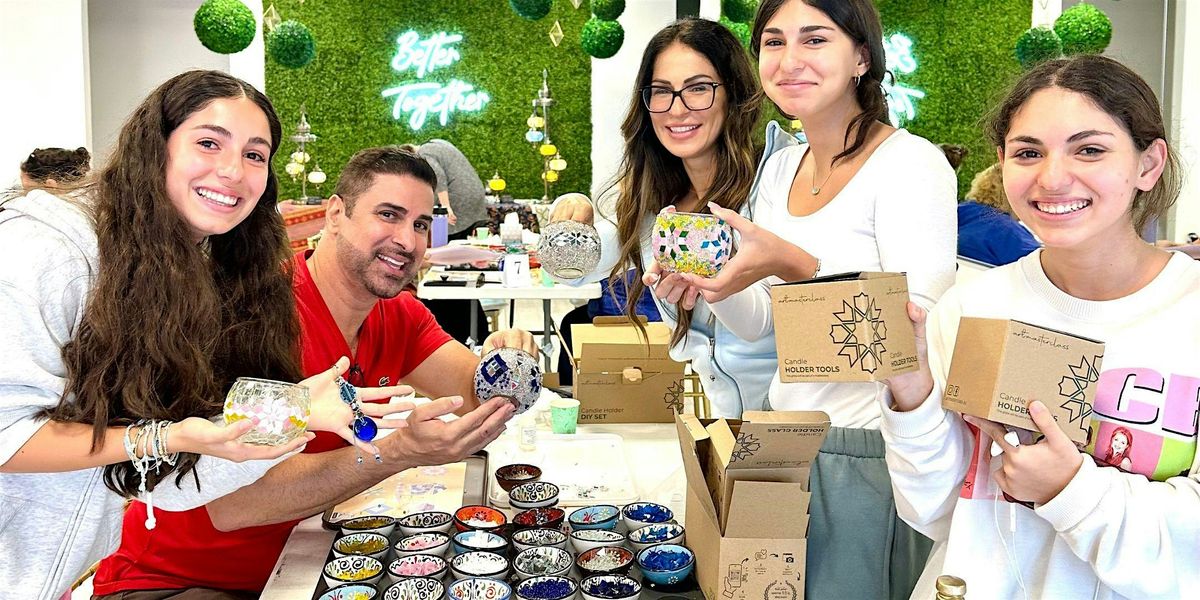 MOSAIC CLASSES IN OSHAWA: TURKISH MOSAIC LAMP WORKSHOP